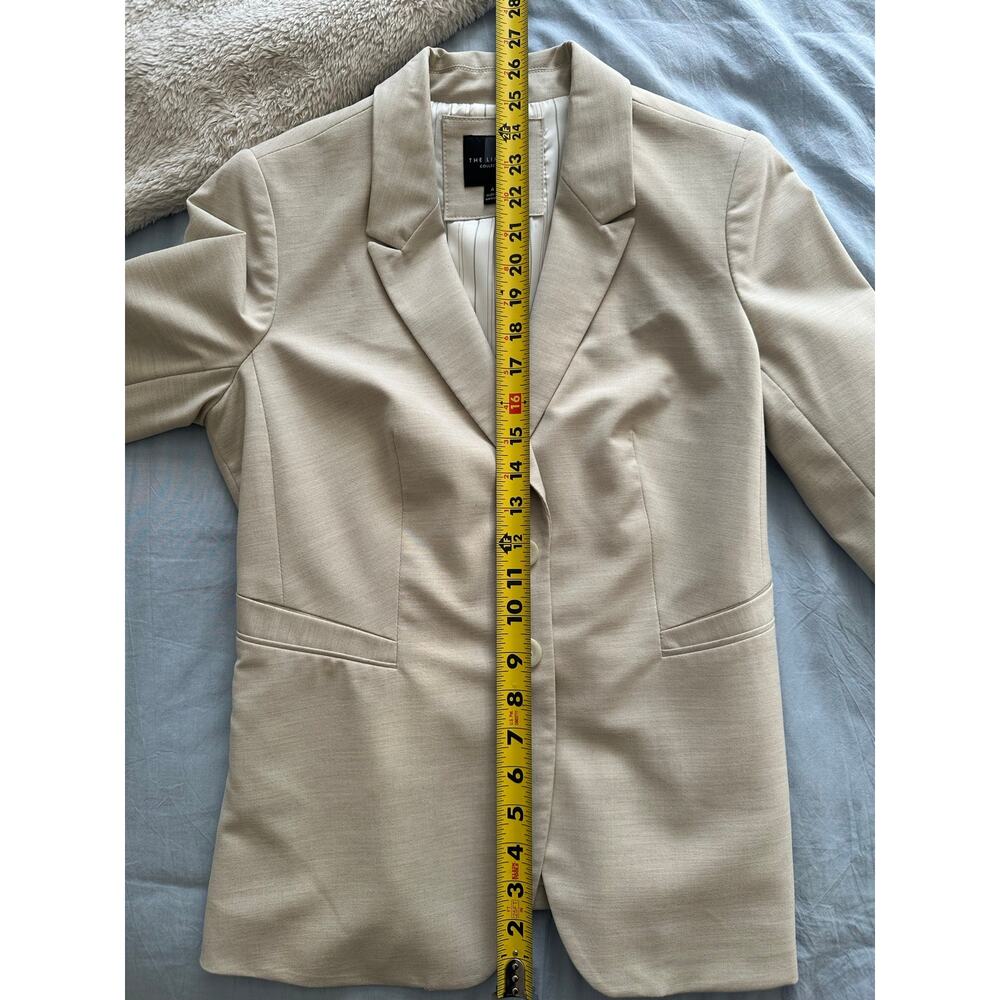 The Limited Beige Pant Suit Set Blazer 4 Pants 4L Drew Fit Career - Picture 16 of 16